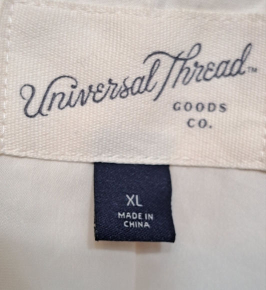 Vintage Furry Cream Zip Up Faux Fur Jacket     Size XL - Picture 7 of 8